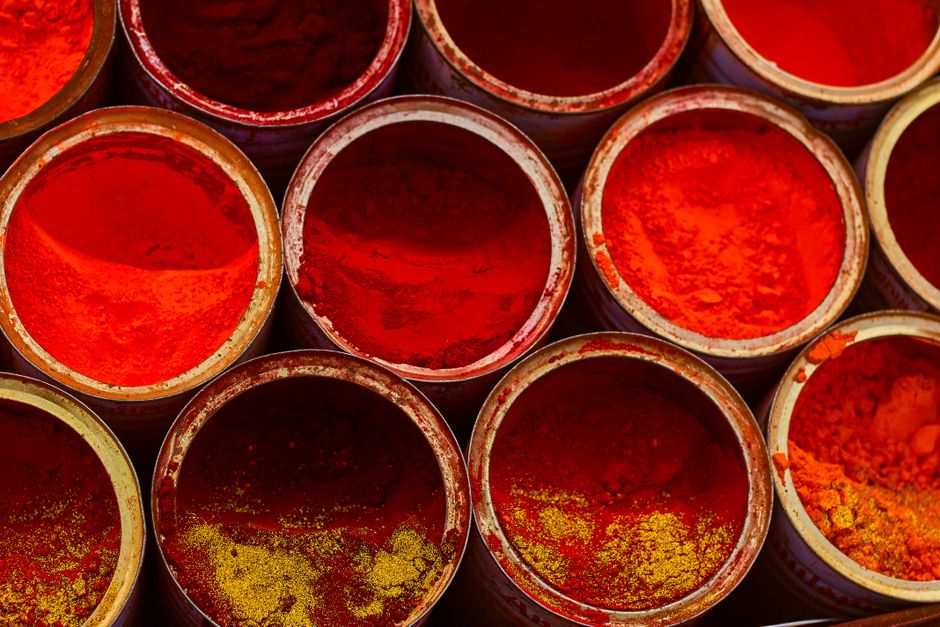Édesnemes fűszerpaprika — fűszerpaprika, közeli fotó